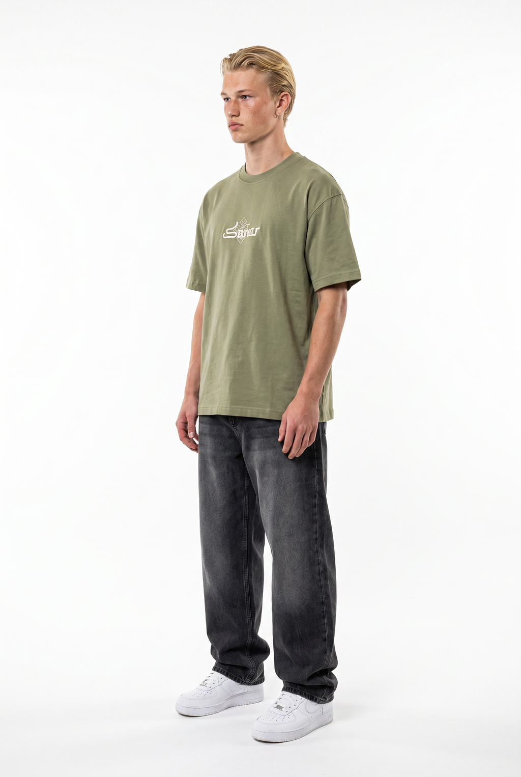 Sonar Oversized T-Shirt Khaki