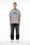 24207 Washed Oversized T-Shirt Gray