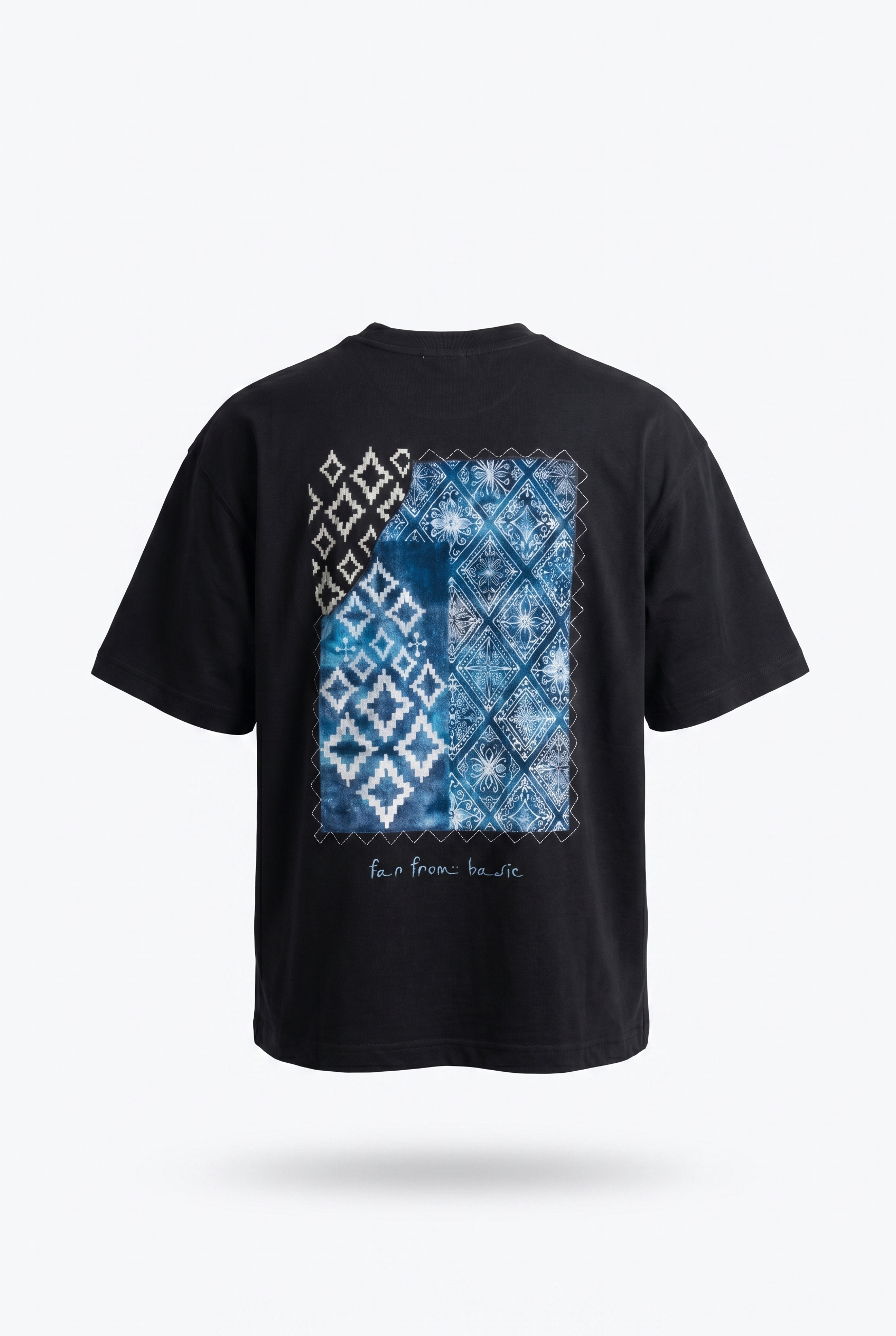 FFB Embroidered Oversized T-Shirt Black