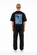 FFB Embroidered Oversized T-Shirt Black