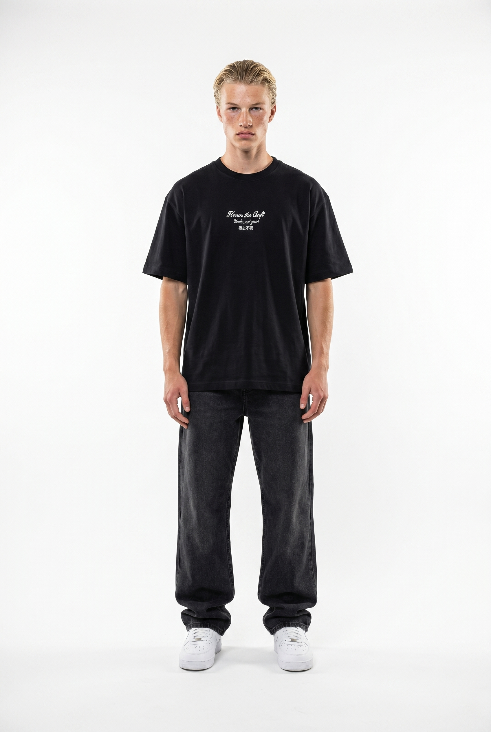Craft Oversized T-Shirt Black