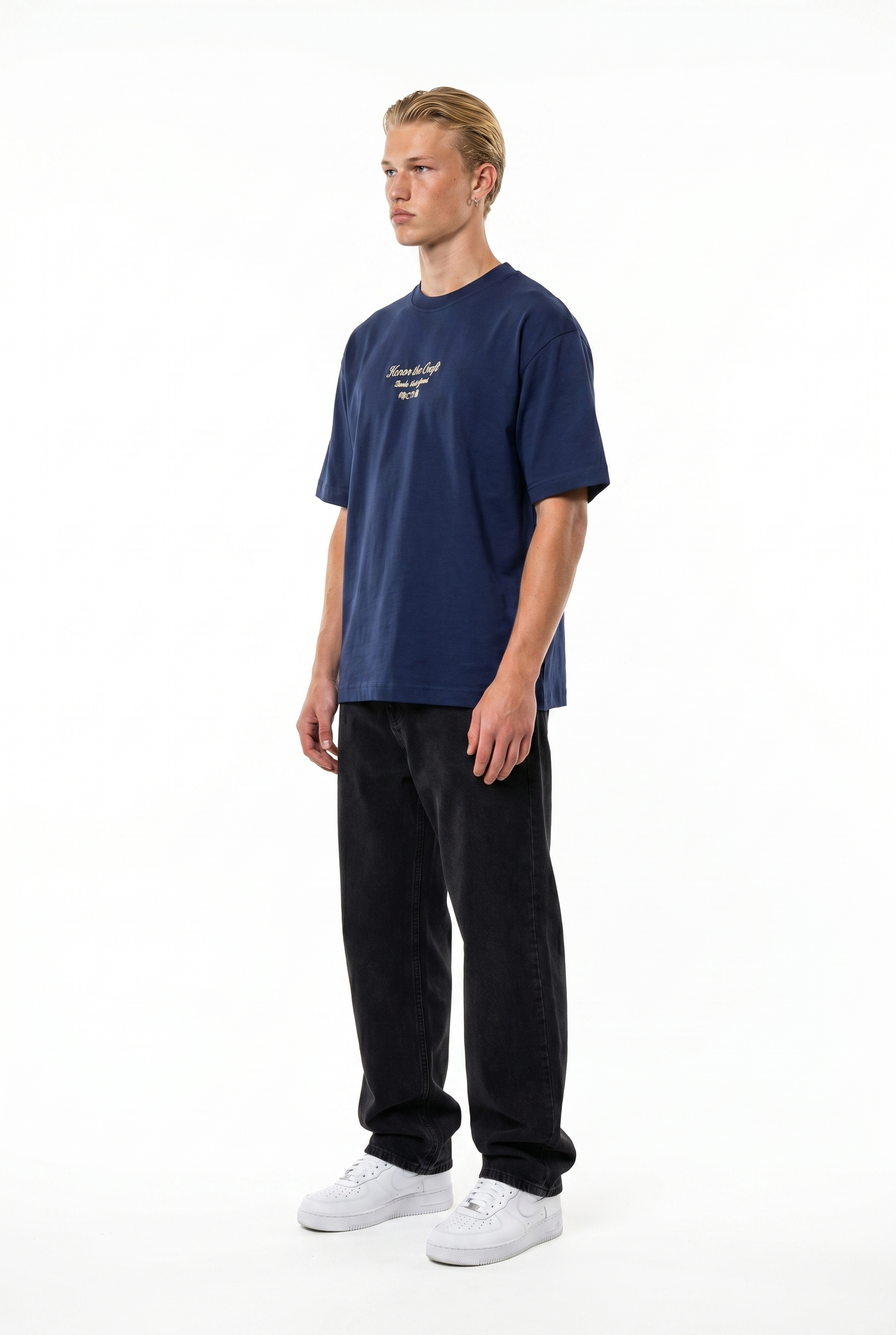 Craft Oversized T-Shirt Navy