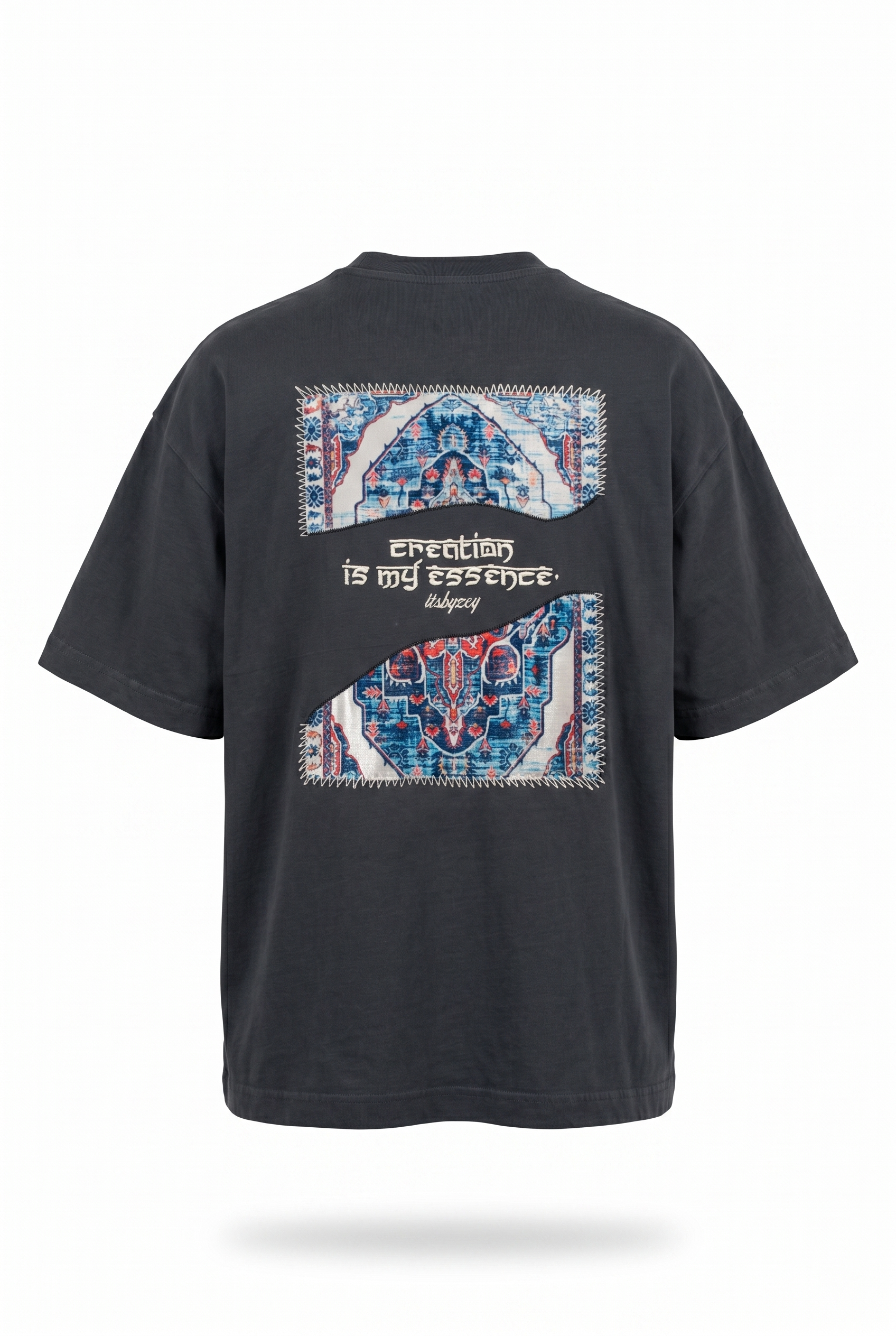 Itsbyzey Oversized T-Shirt Smoked