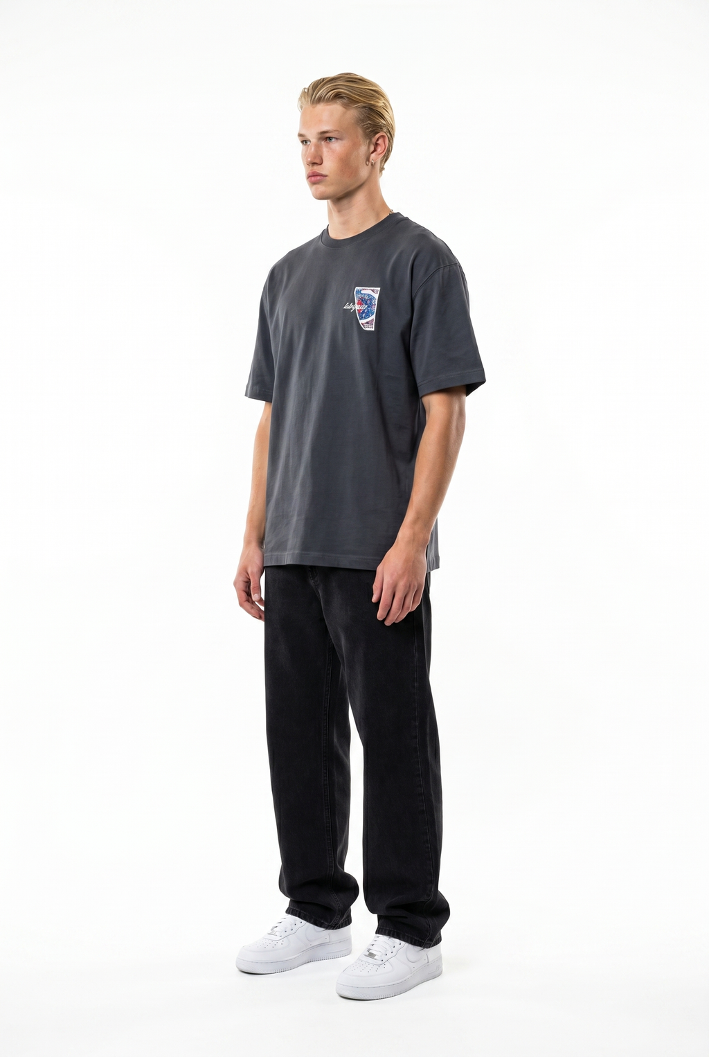 Itsbyzey Oversized T-Shirt Smoked