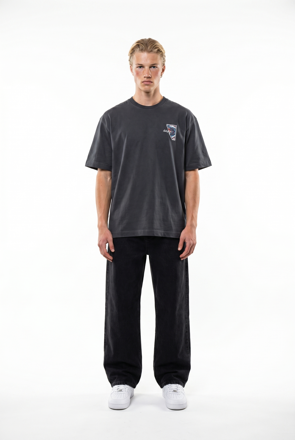 Itsbyzey Oversized T-Shirt Smoked