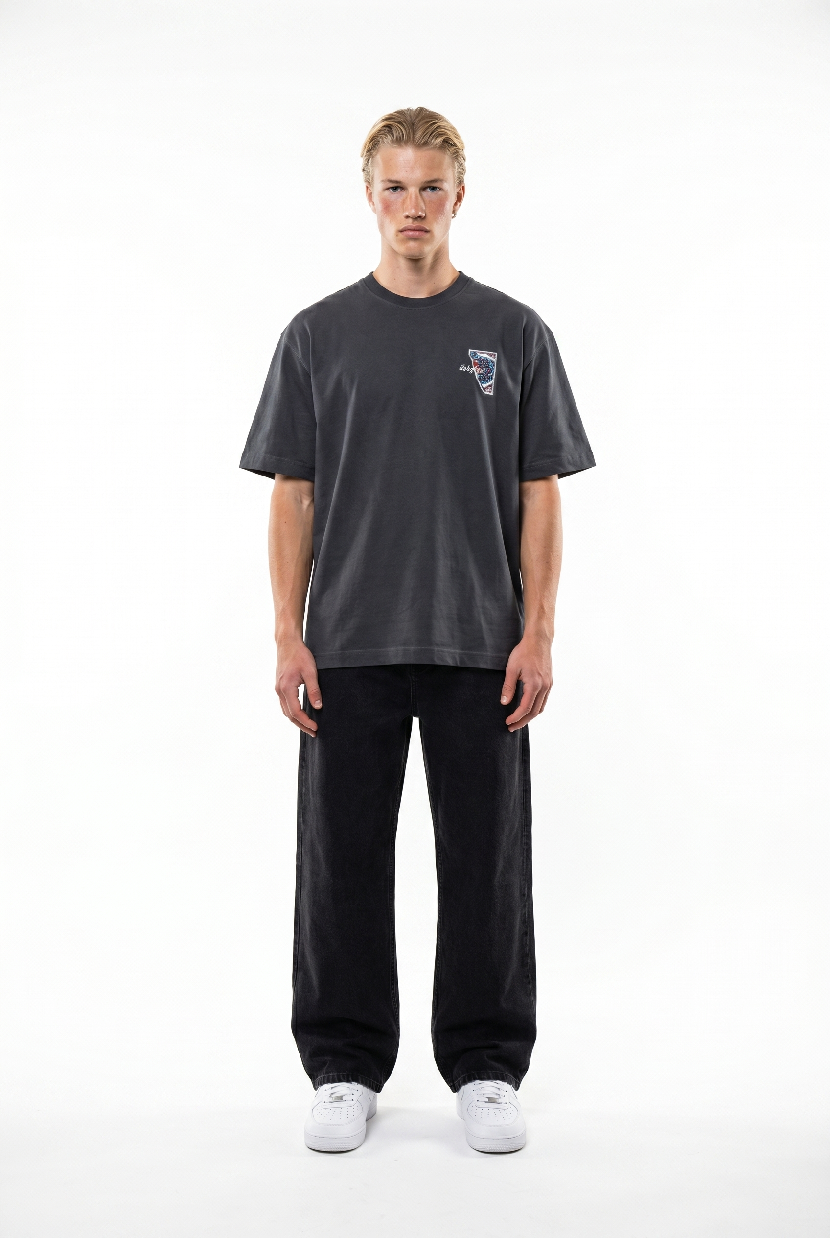 Itsbyzey Oversized T-Shirt Smoked