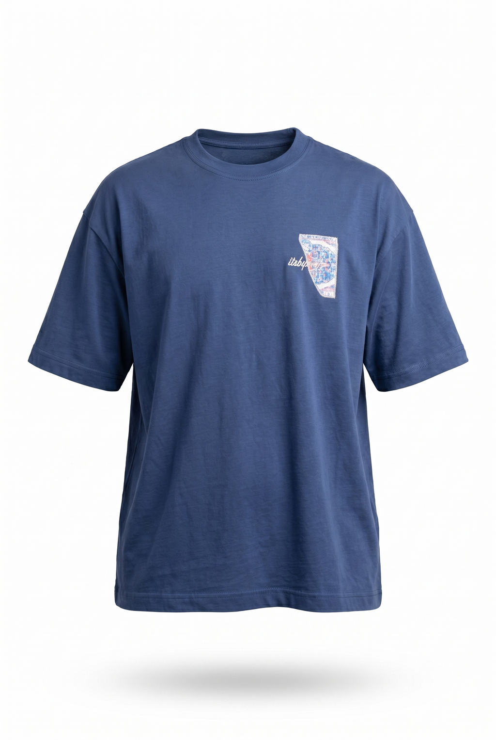 Itsbyzey Oversized T-Shirt Navy