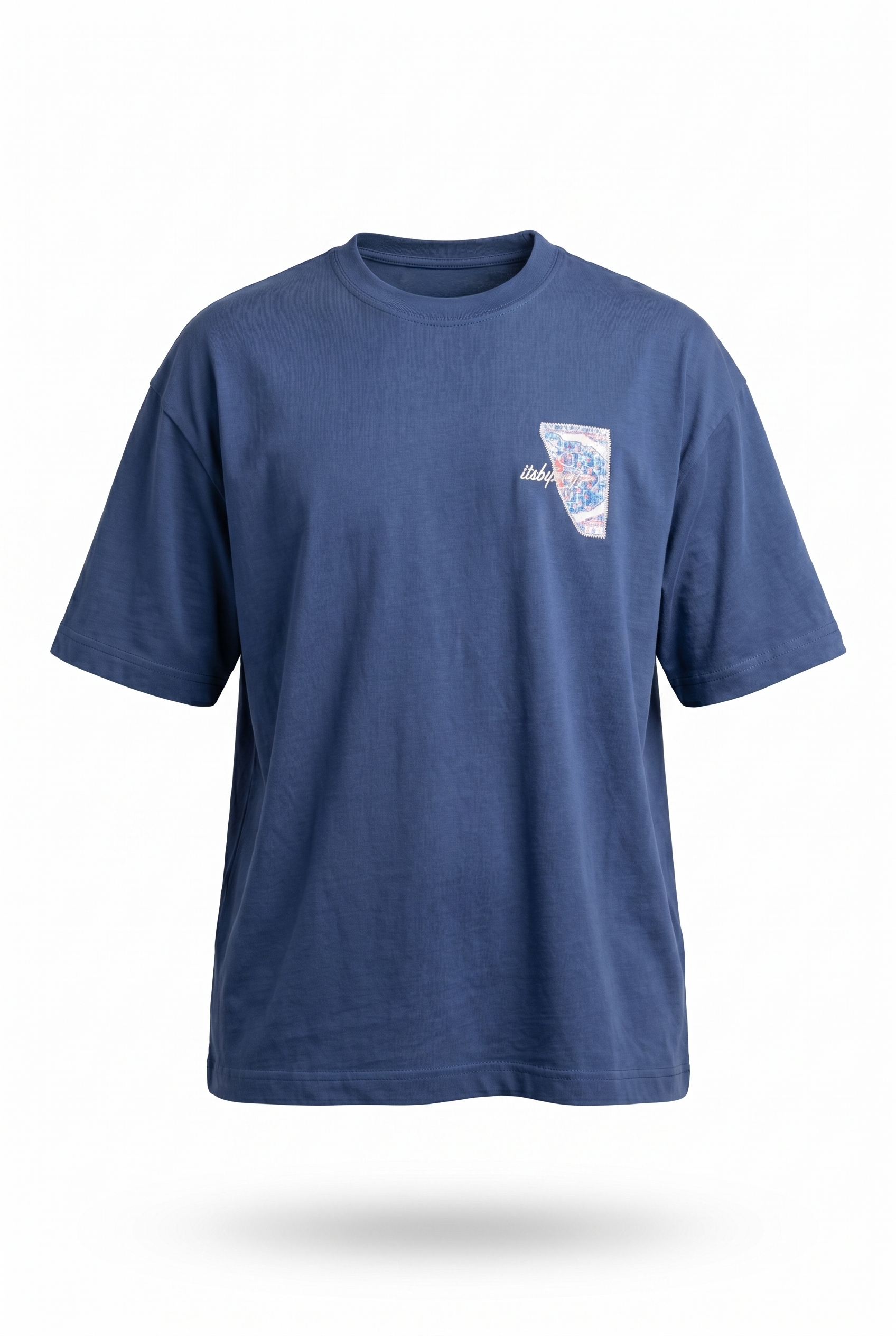 Itsbyzey Oversized T-Shirt Navy