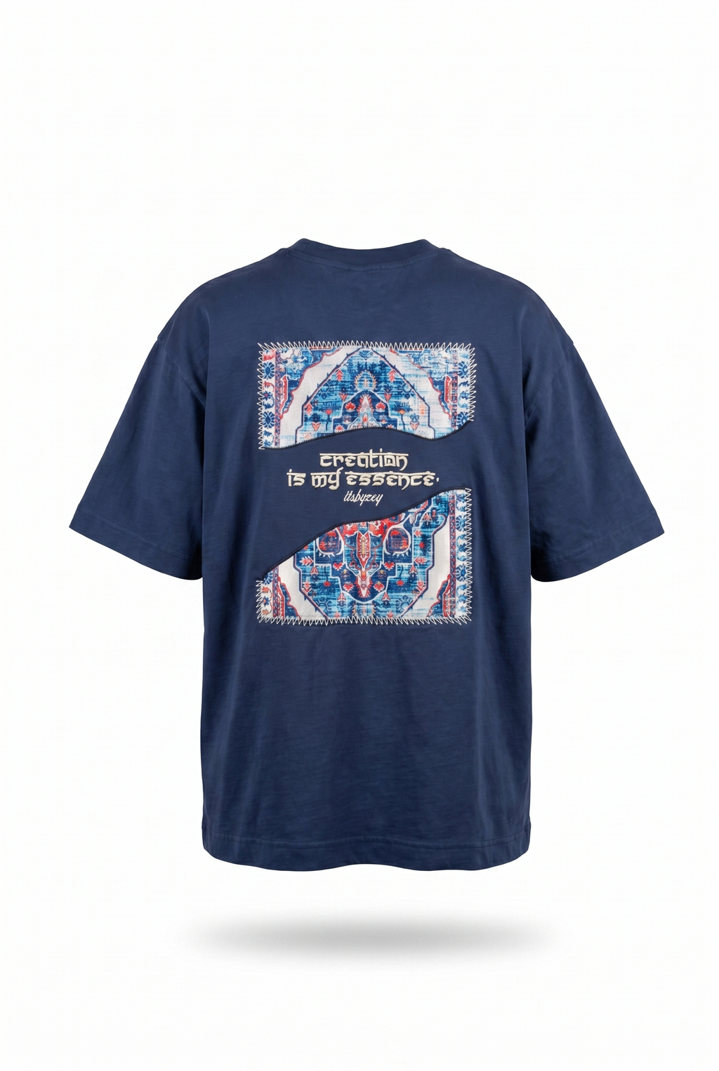 Itsbyzey Oversized T-Shirt Navy