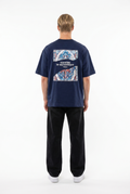 Itsbyzey Oversized T-Shirt Navy