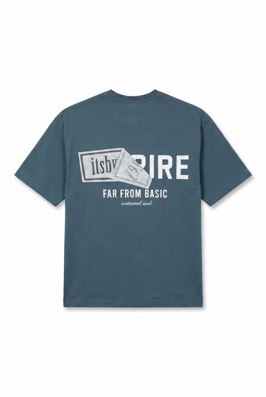 Respire x Itsbyzey Oversized T-Shirt Petrol Blue